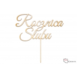 Rocznica Ślubu - topper  A665